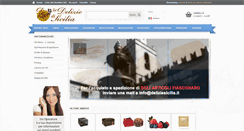 Desktop Screenshot of deliziesicilia.it
